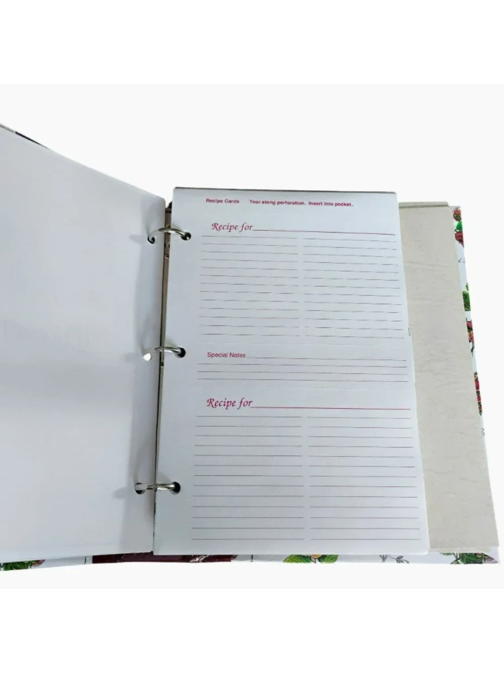 Vintage KleerVu Recipe Album, Holds 100 Recipes, 50 Pocket Pages & Cards NEW